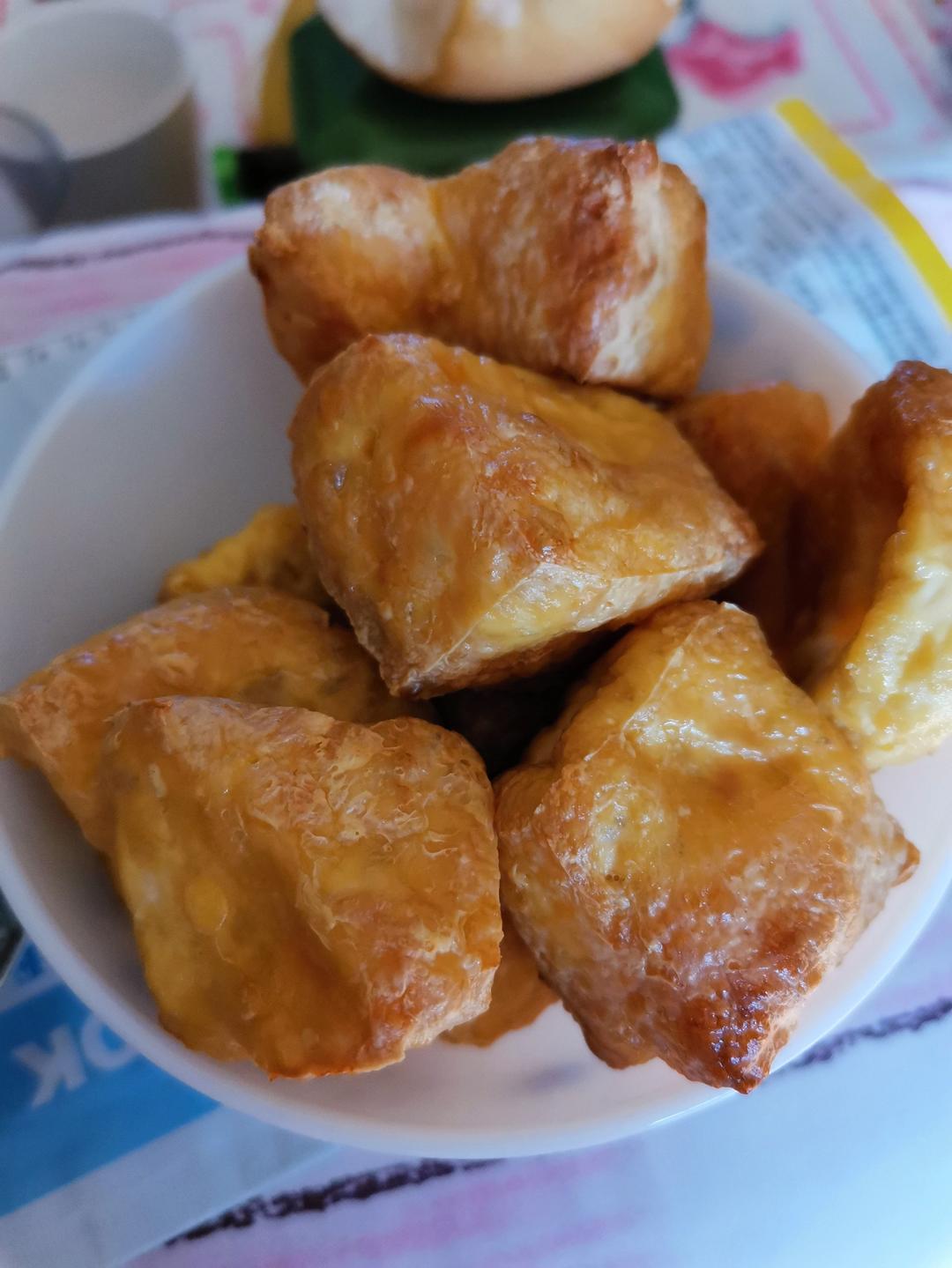 空气炸锅烤豆腐