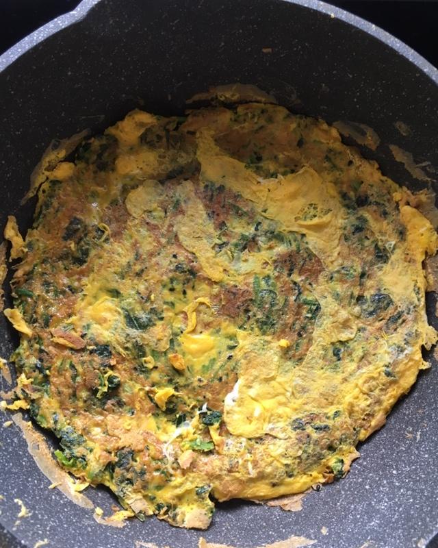 低脂菠菜蛋饼