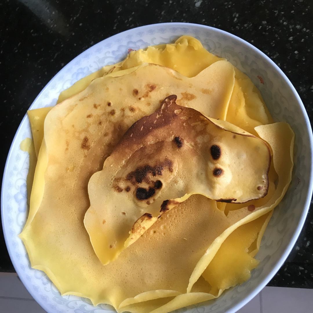 玉米面鸡蛋饼