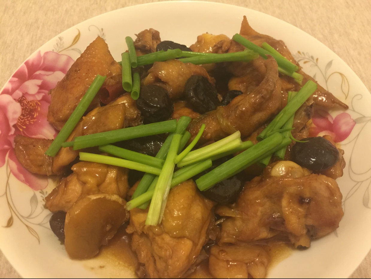 香菇焖鸡