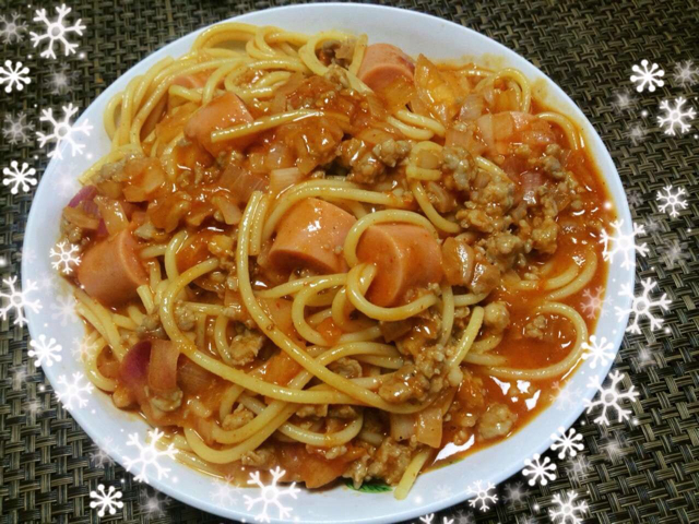 番茄肉酱意大利面
