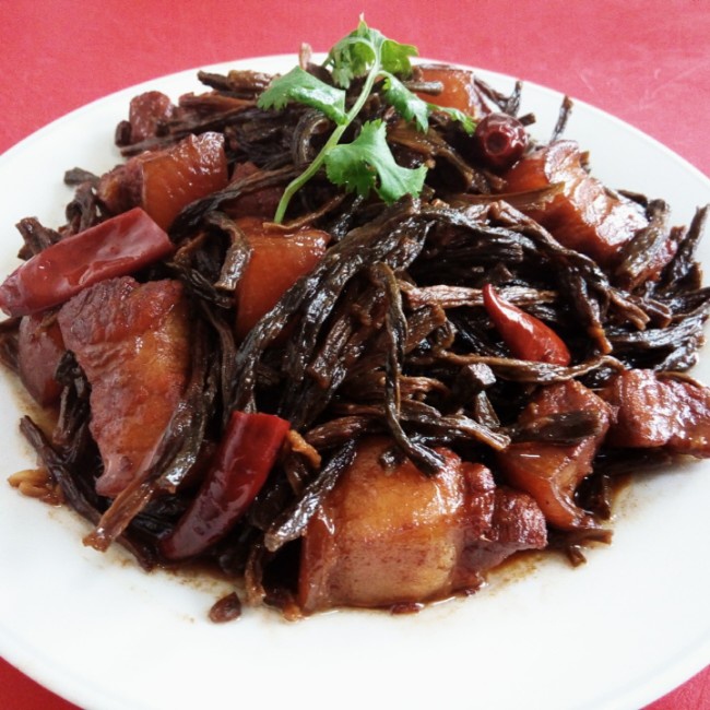 好好63做的干豆角红烧肉