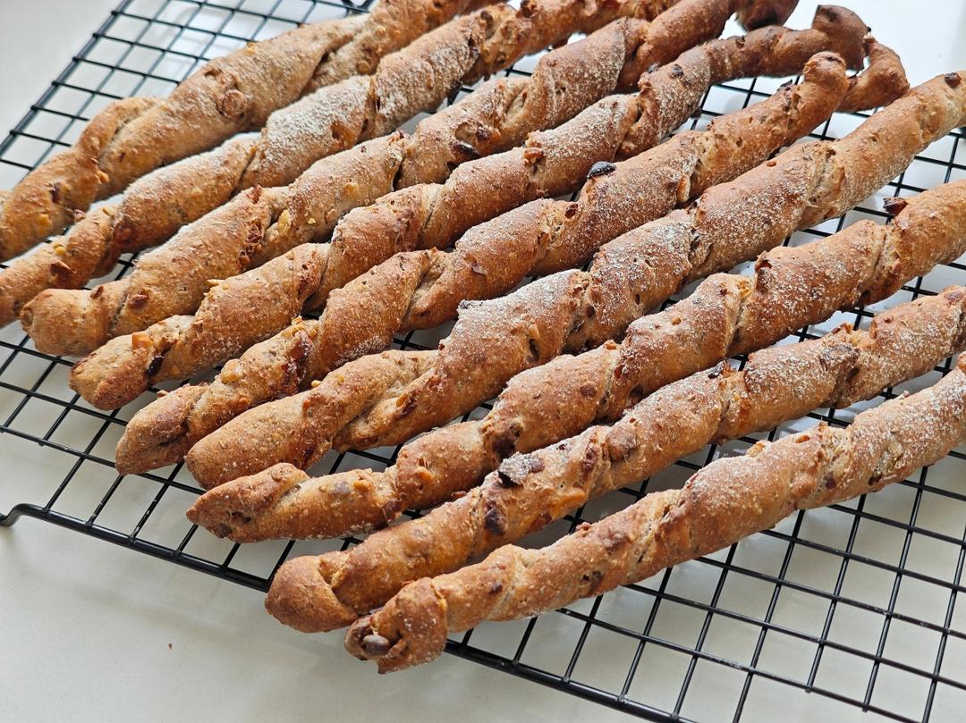 无糖无油的超香全麦坚果棒，0失败~