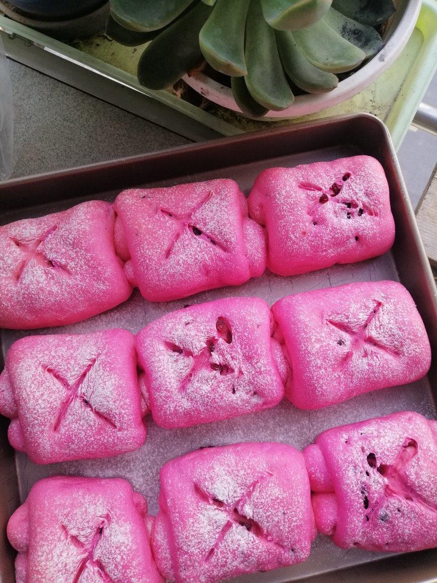 火龙果云朵面包