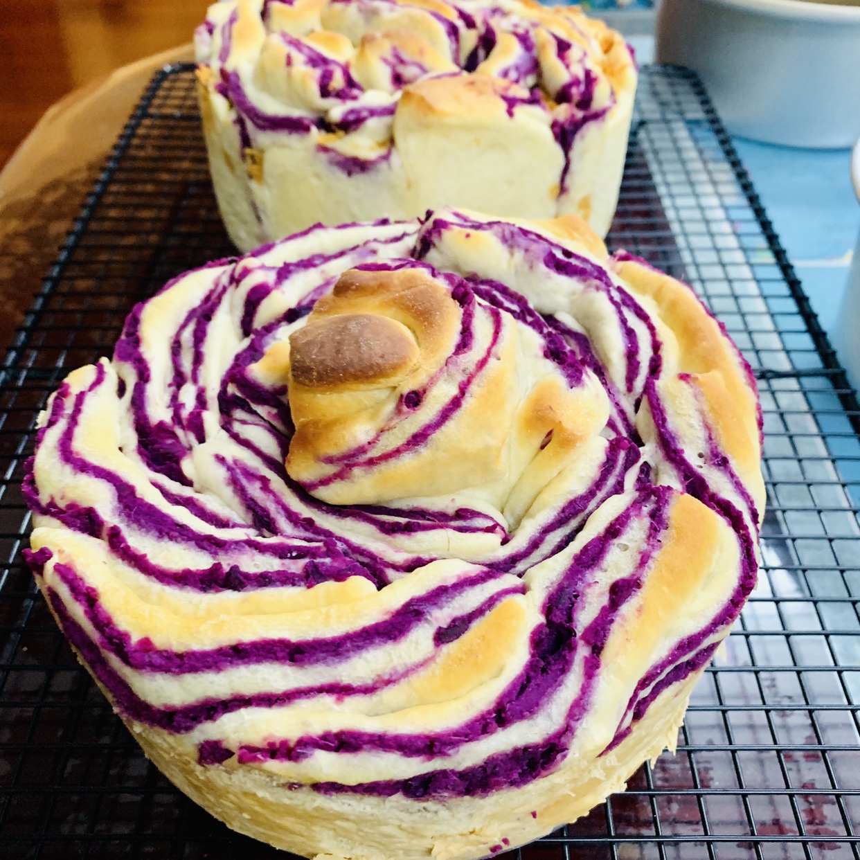 香软紫薯面包