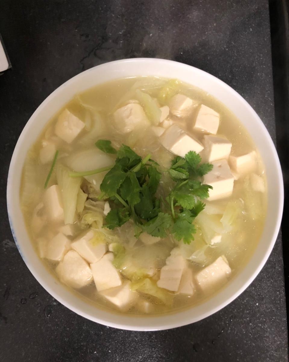 白菜炖豆腐