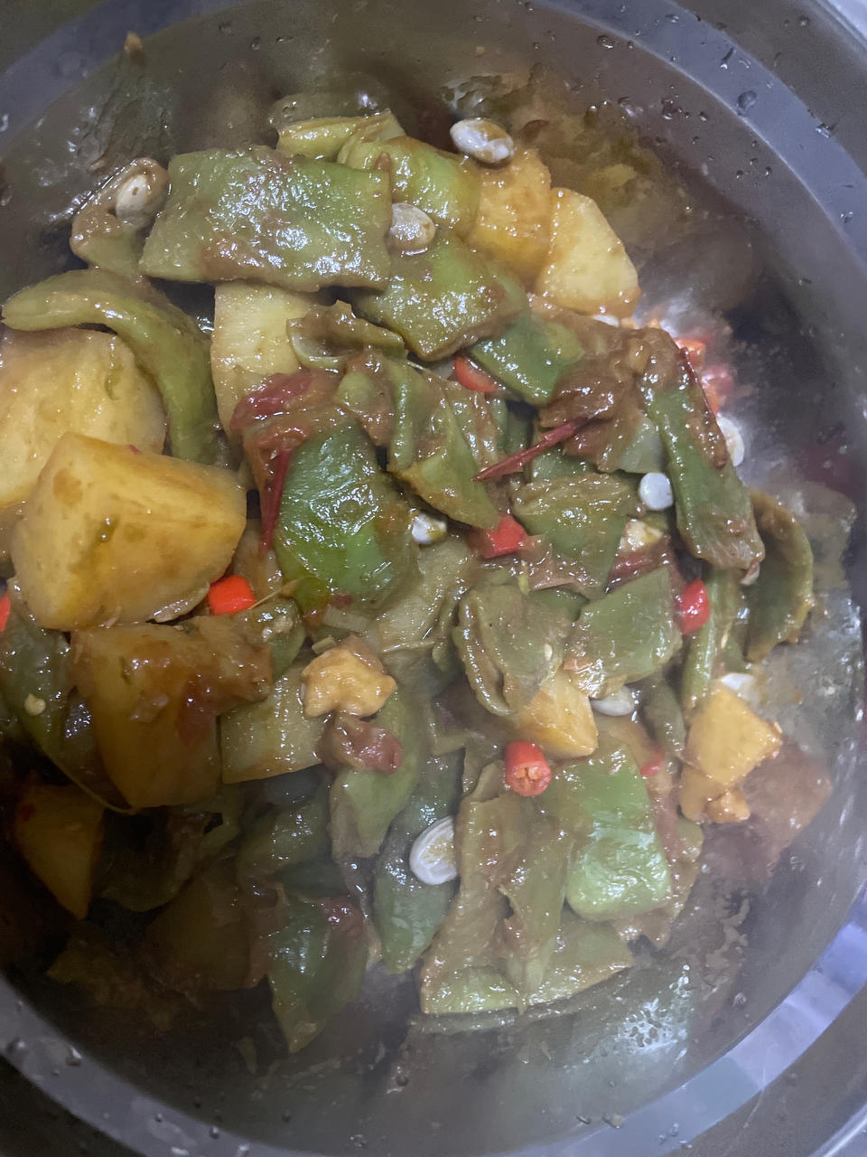 油豆角炖土豆（纯素）