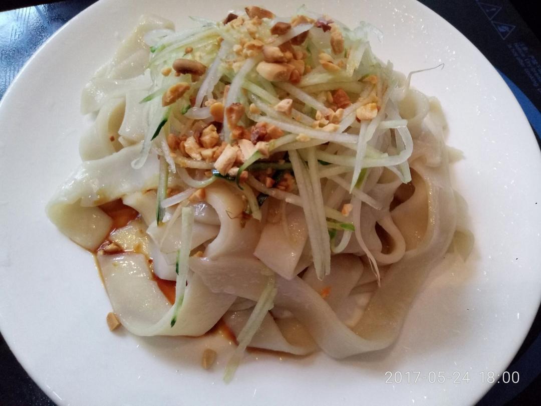 不用水洗的自制凉皮，零失败