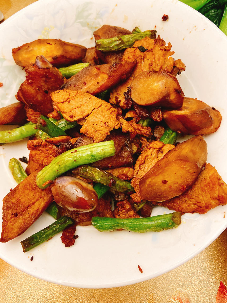 不需要油炸简单美味易操作五花肉豆角茄子家常做法