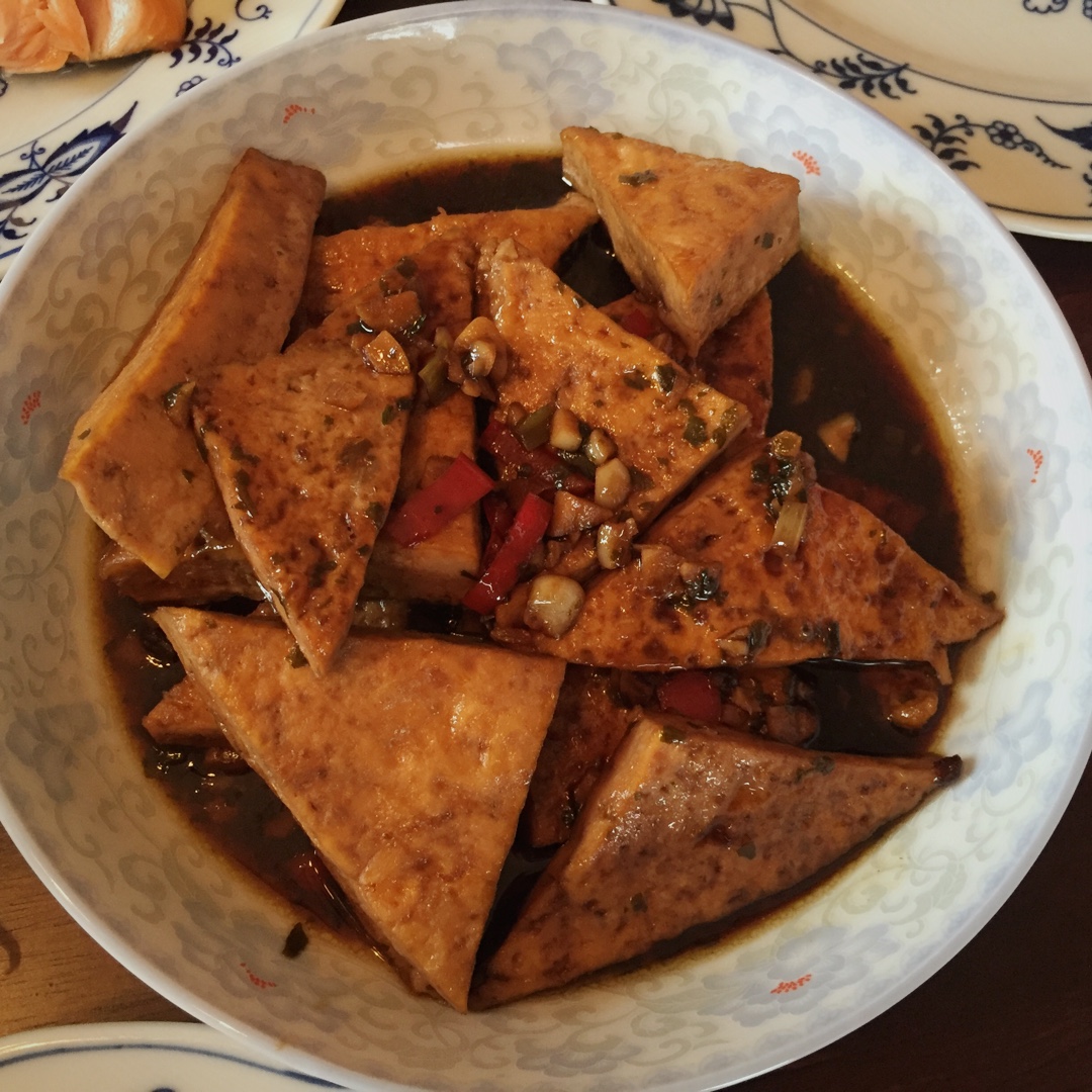 外酥里嫩的煎豆腐