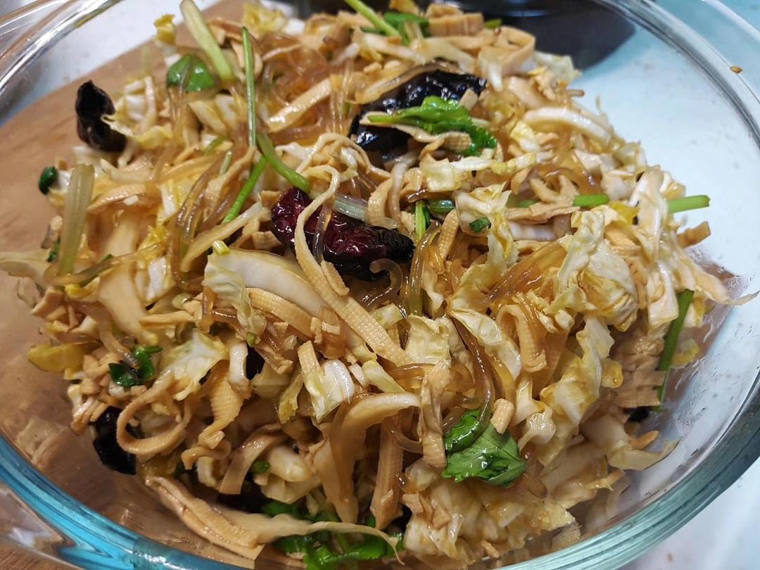 白菜拌粉丝