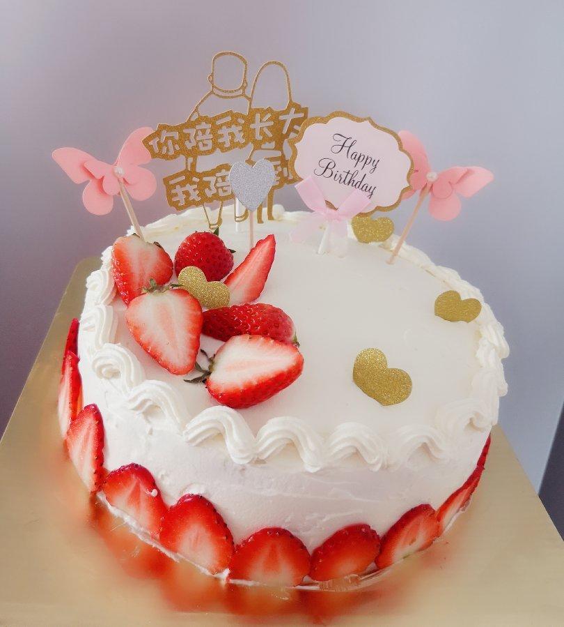 8寸 戚风蛋糕 生日蛋糕胚
