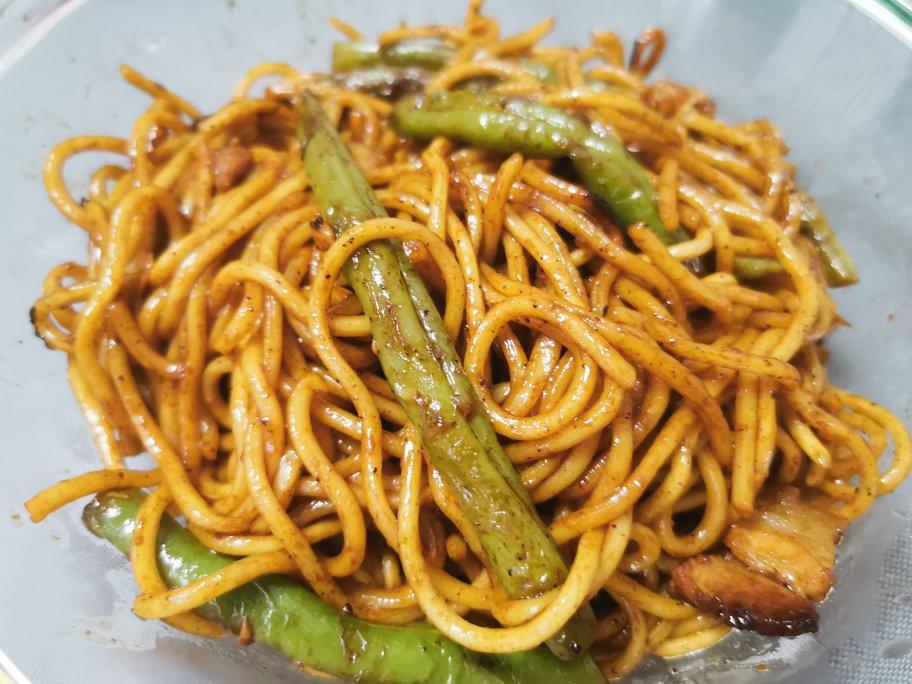 地道老北京扁豆焖面 豆角焖面 太好吃小心吃撑哦