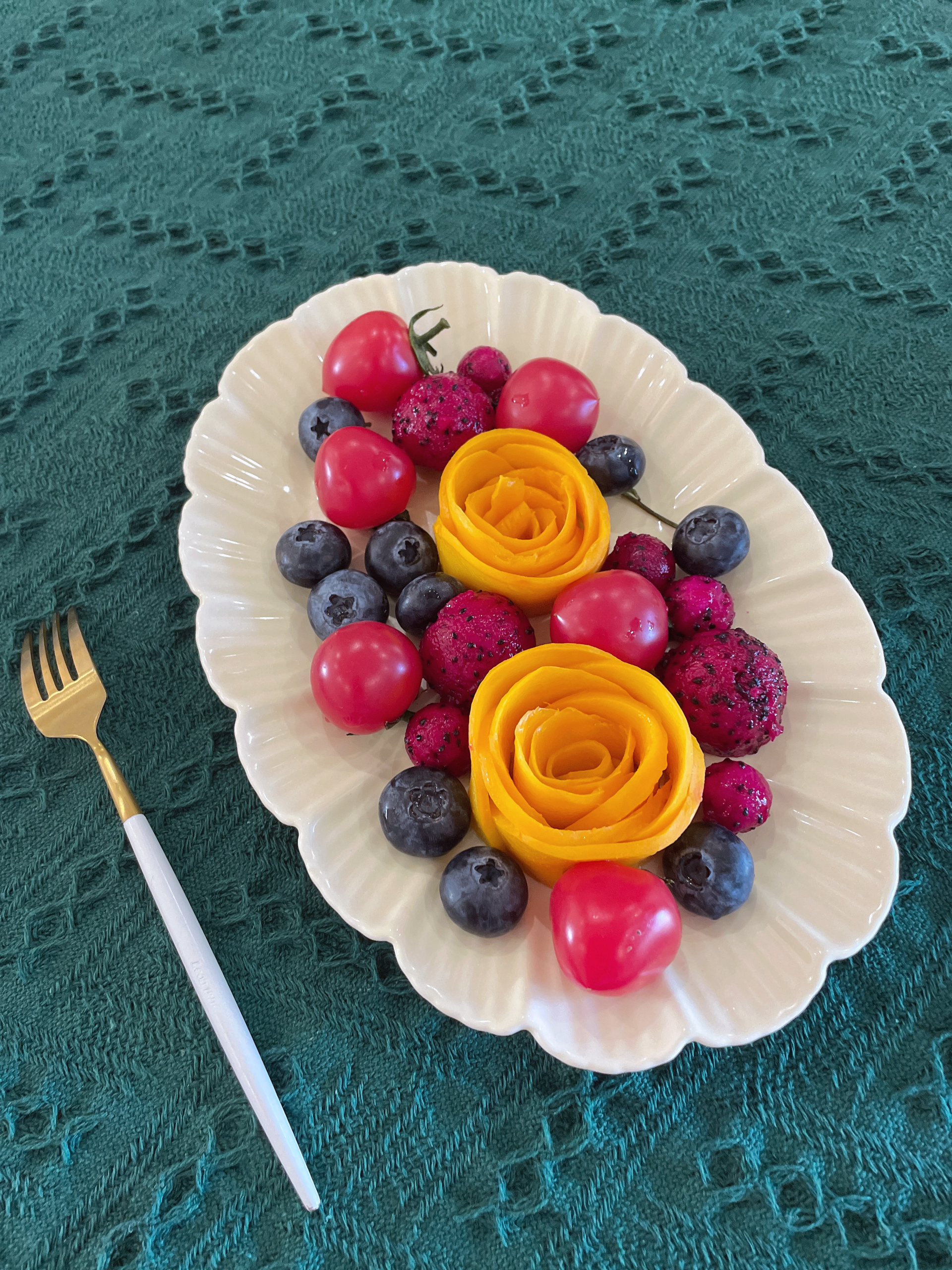 二公主👸的生日早餐🥣水果盘的做法