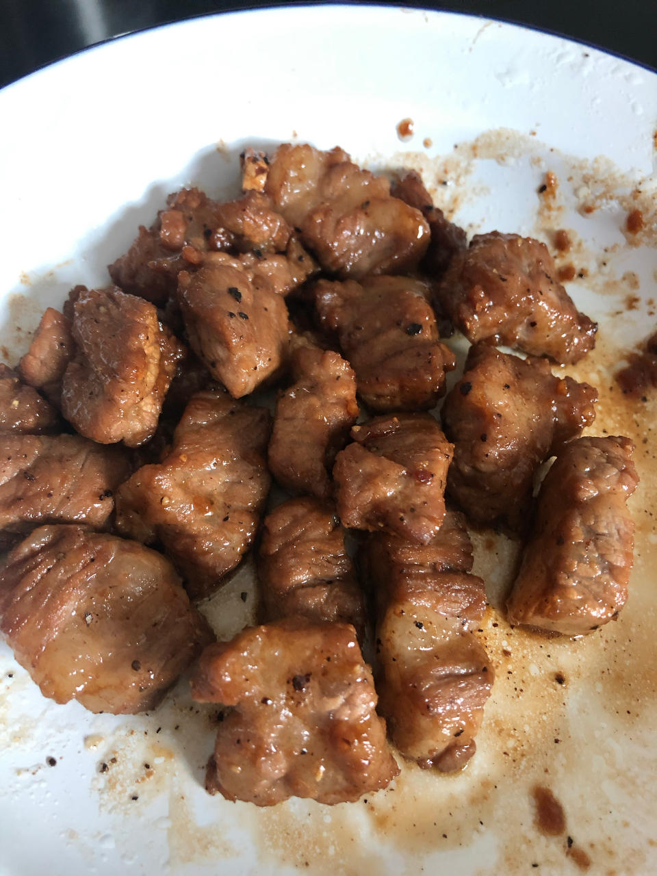黑椒雪花牛肉粒