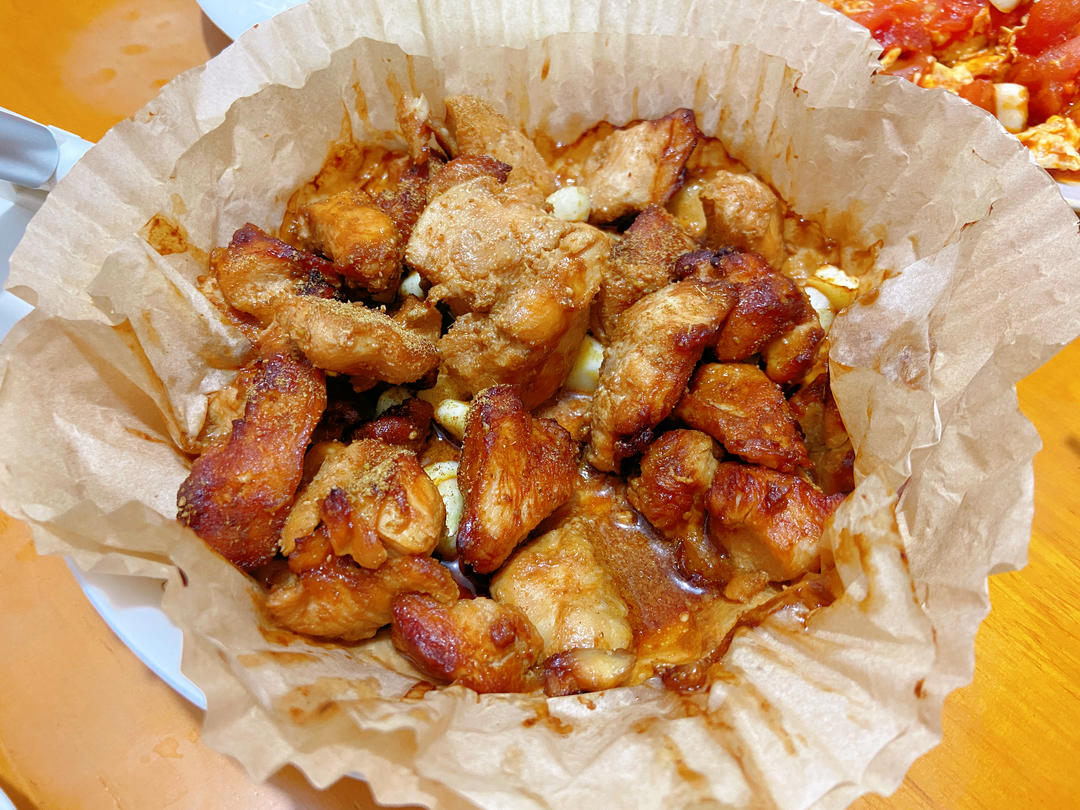 孜然蒜香鸡胸肉