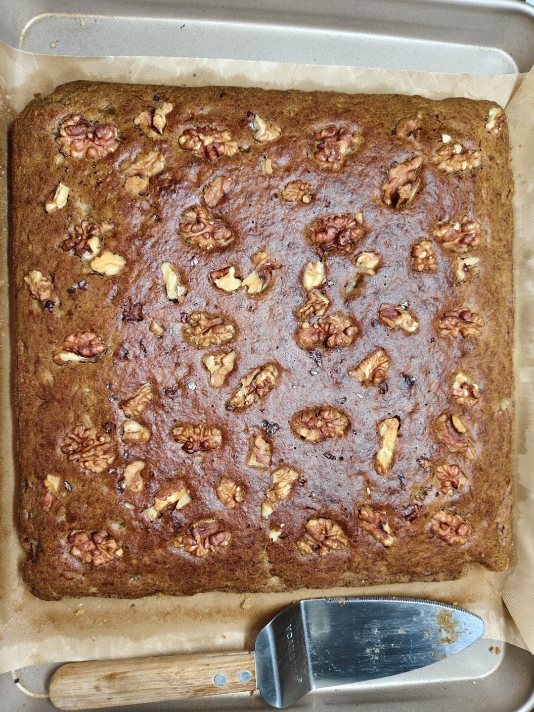 香蕉核桃蛋糕（低油少糖健康版）