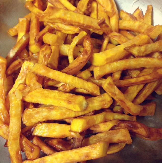 mathilda1013做的清爽简单炸红薯条炸地瓜条