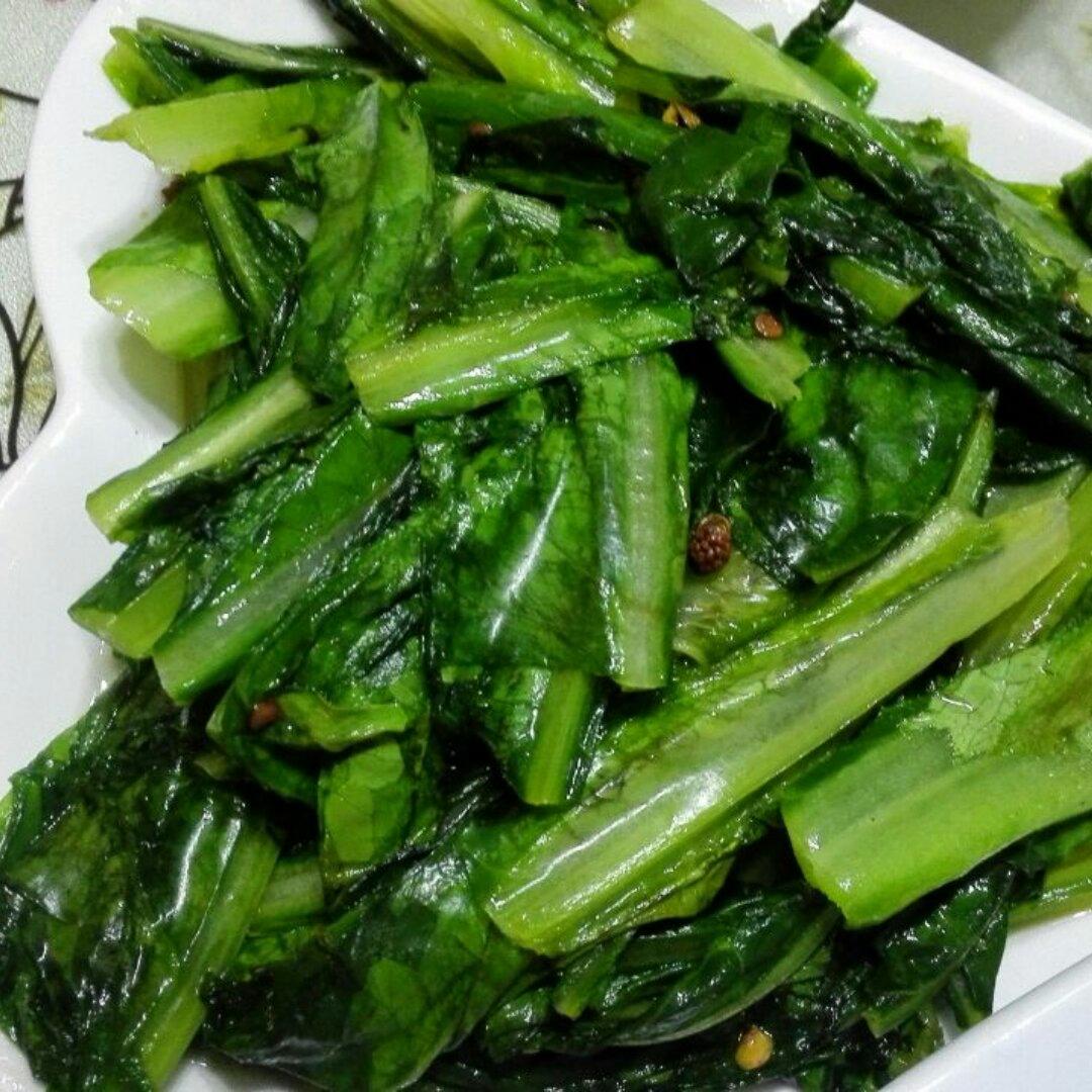 清炒油麦菜
