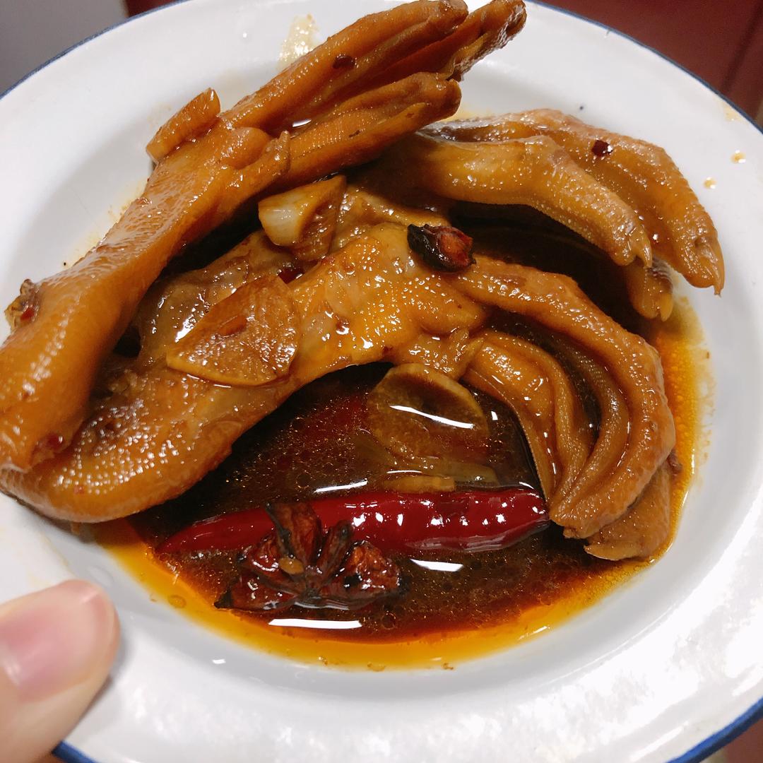 美味的卤鸡爪,鸭爪