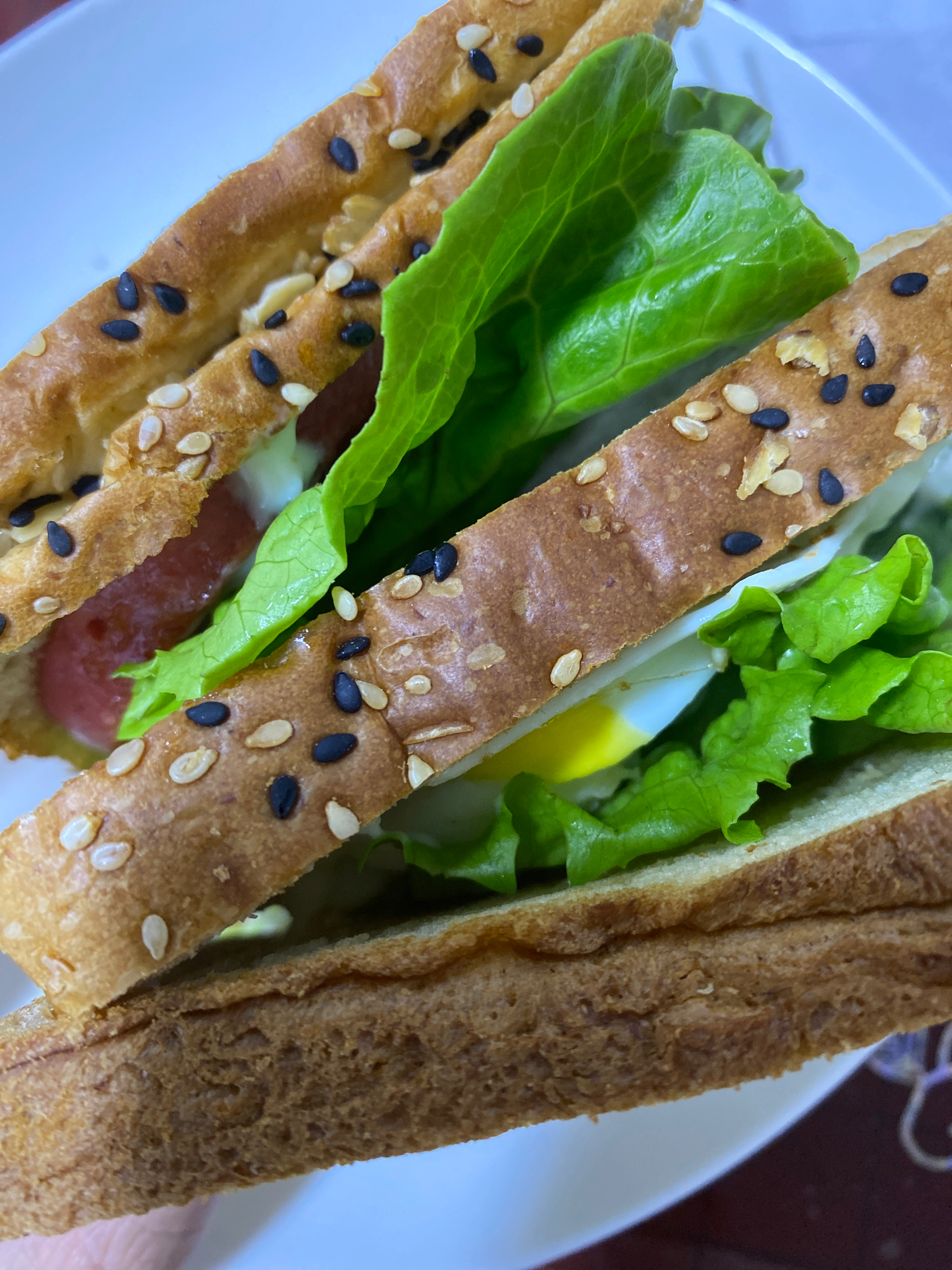 自制三明治（低脂早餐）❗️减脂必备❗️