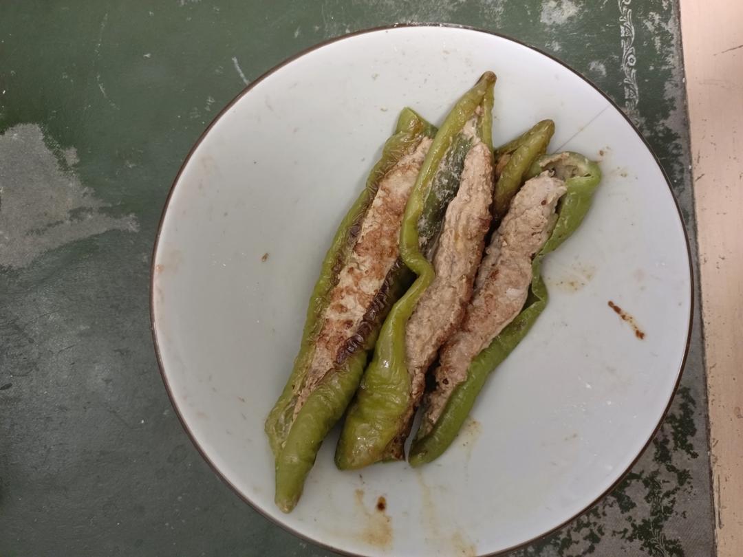 虎皮青椒/青椒塞肉