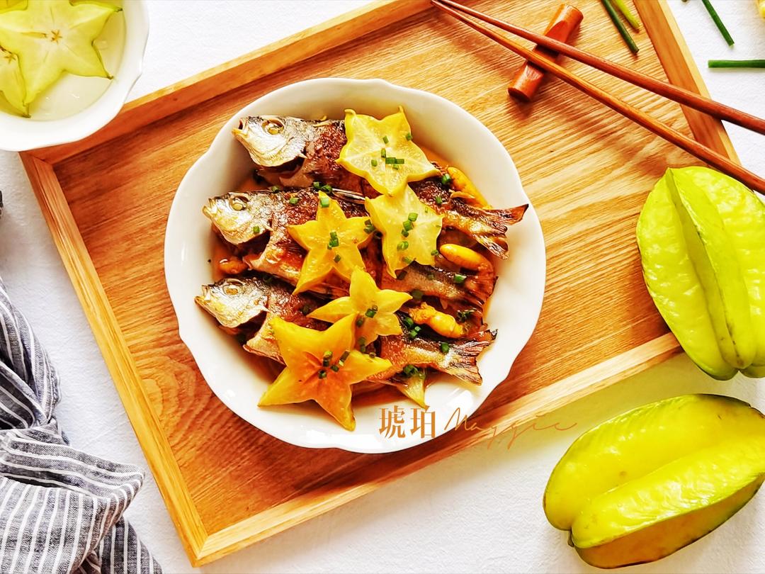 杨桃焖北海丁冬鱼的做法