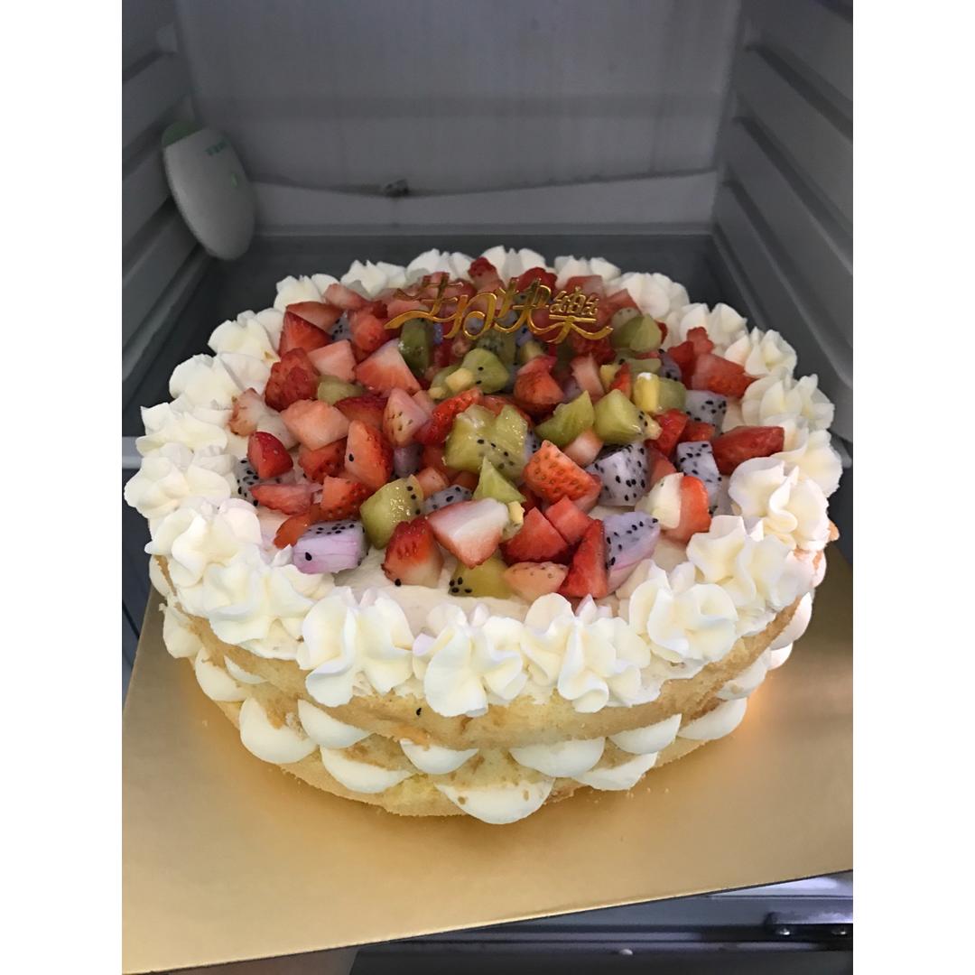 水果裸蛋糕