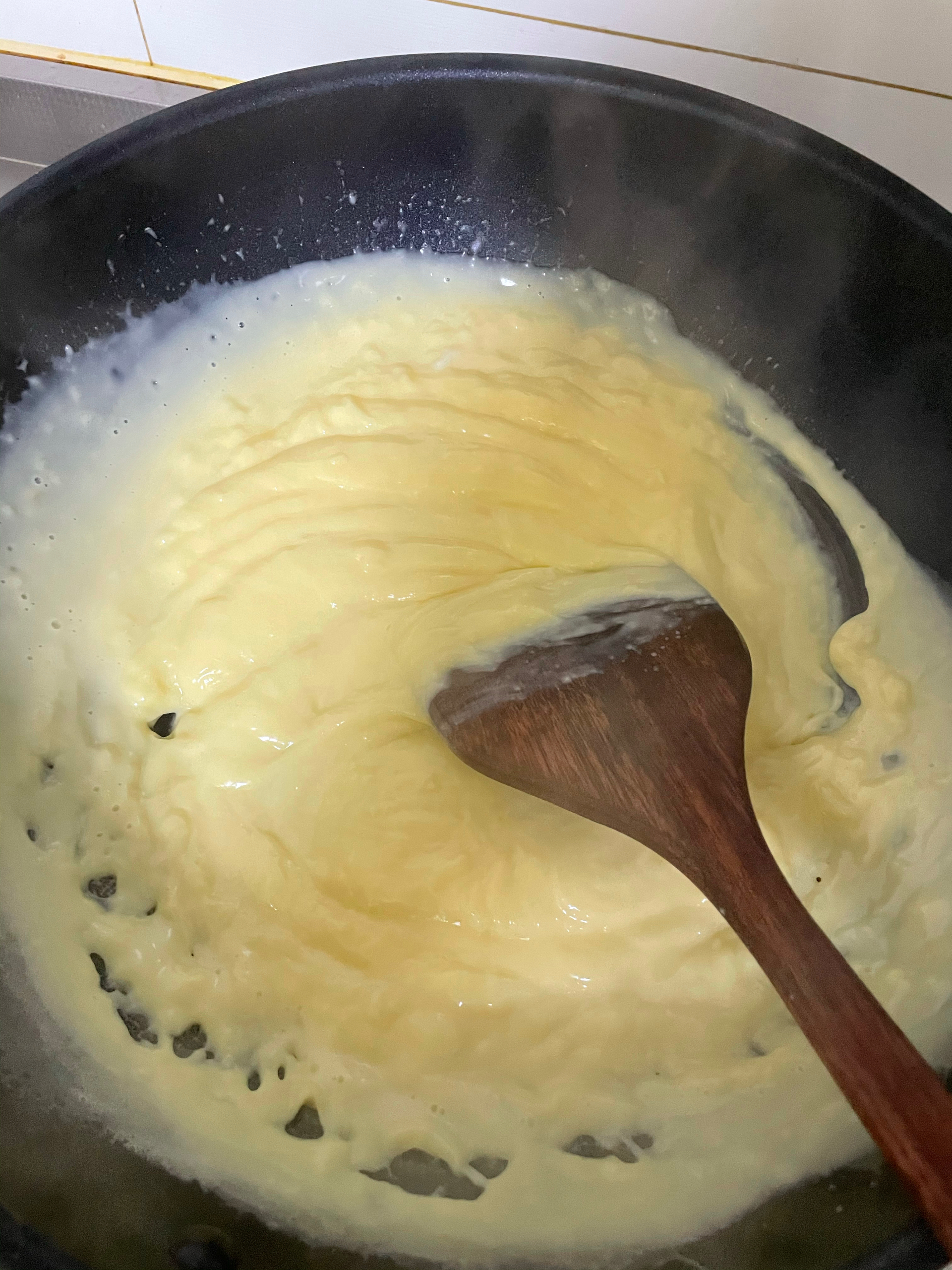 甜点｜烤牛奶(空气炸锅)的做法 步骤4