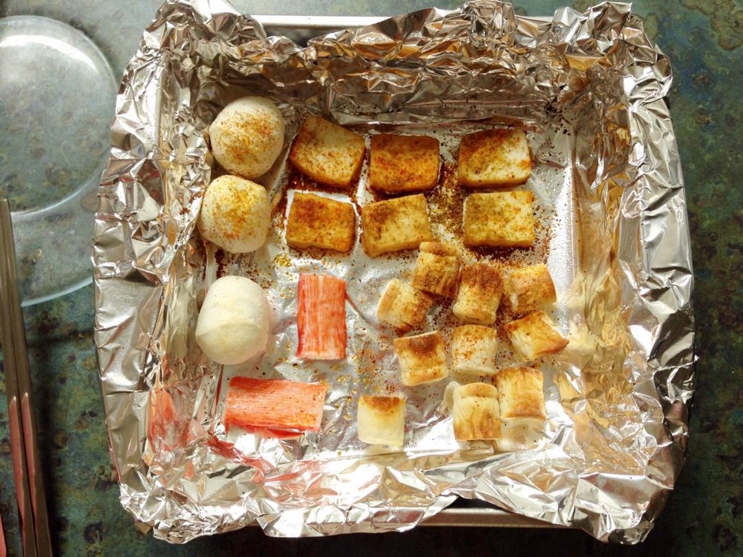 烤箱版烤鱼豆腐