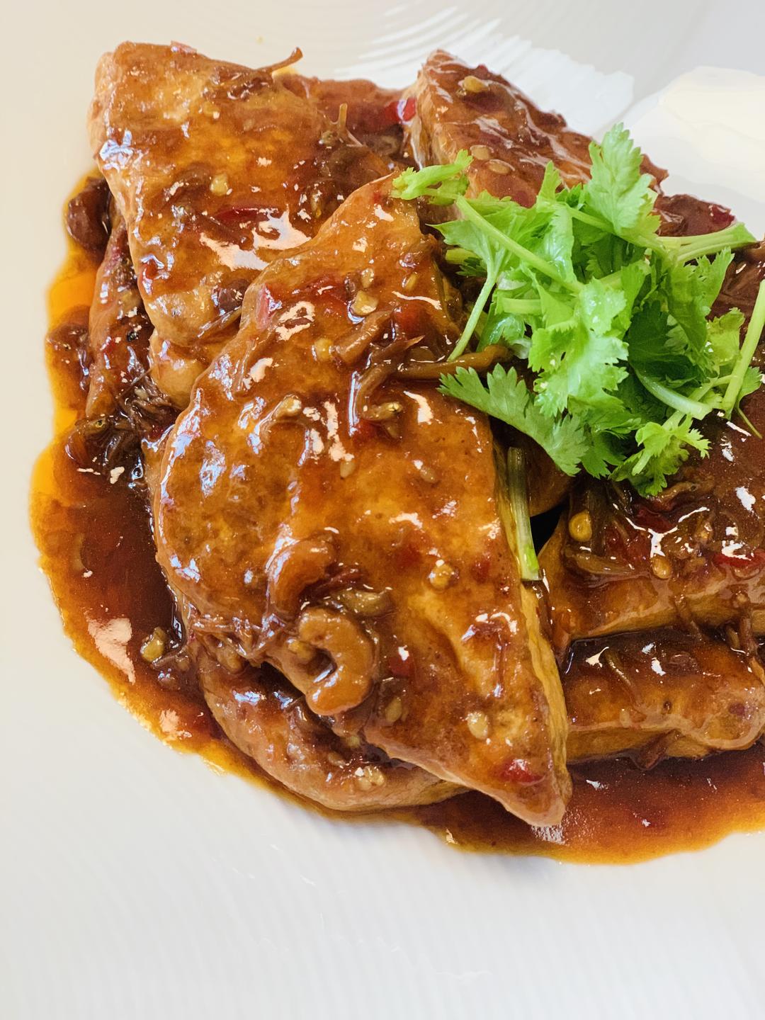 海鲜酱烧客家豆腐