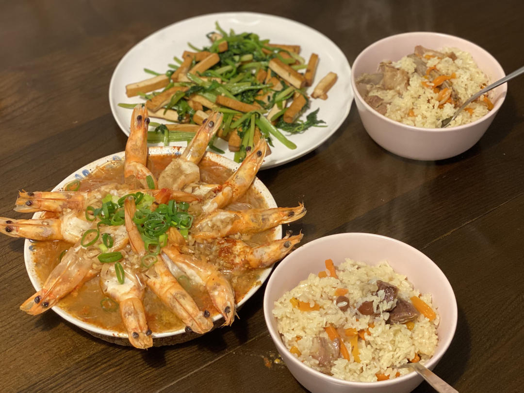 蒜蓉粉丝蒸虾