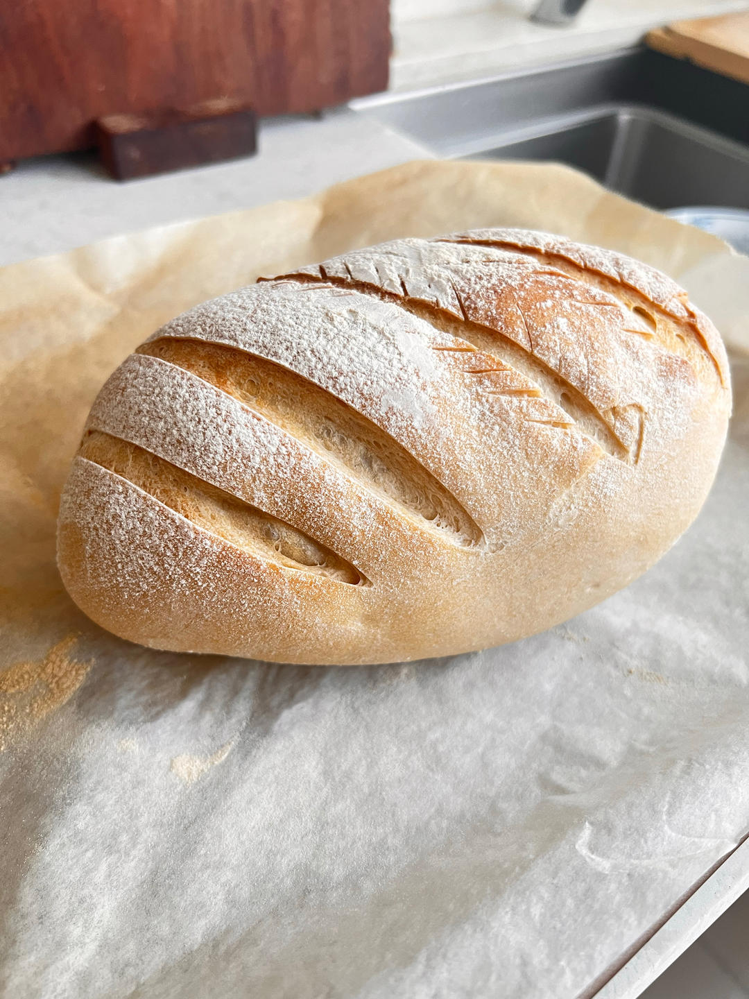 无油无糖！布鲁姆欧包~外脆内软超简单