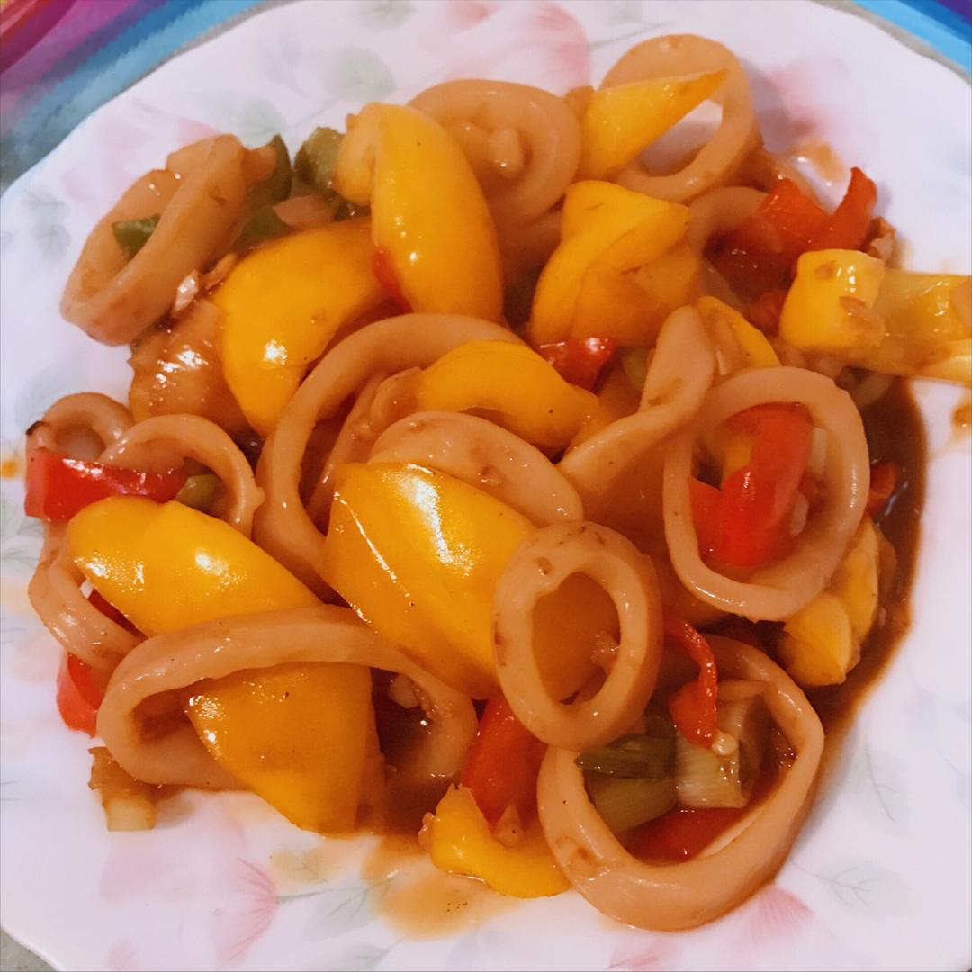 香辣鱿鱼圈