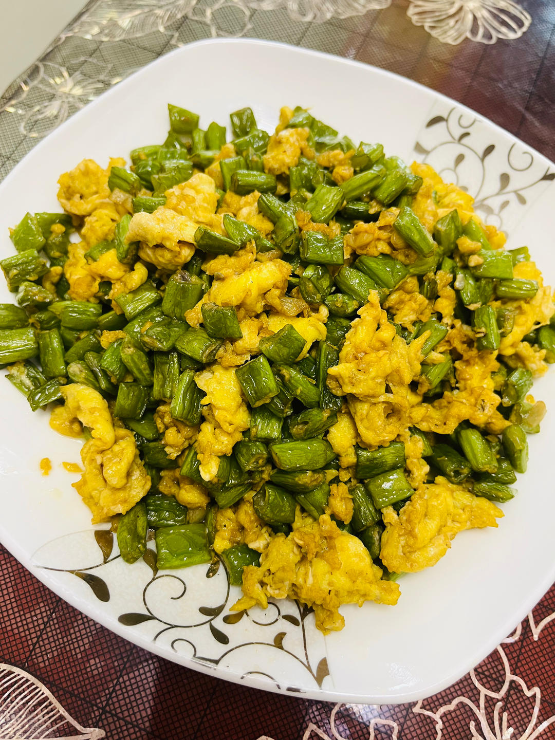 豆角炒蛋超级下饭菜，不好吃算我输