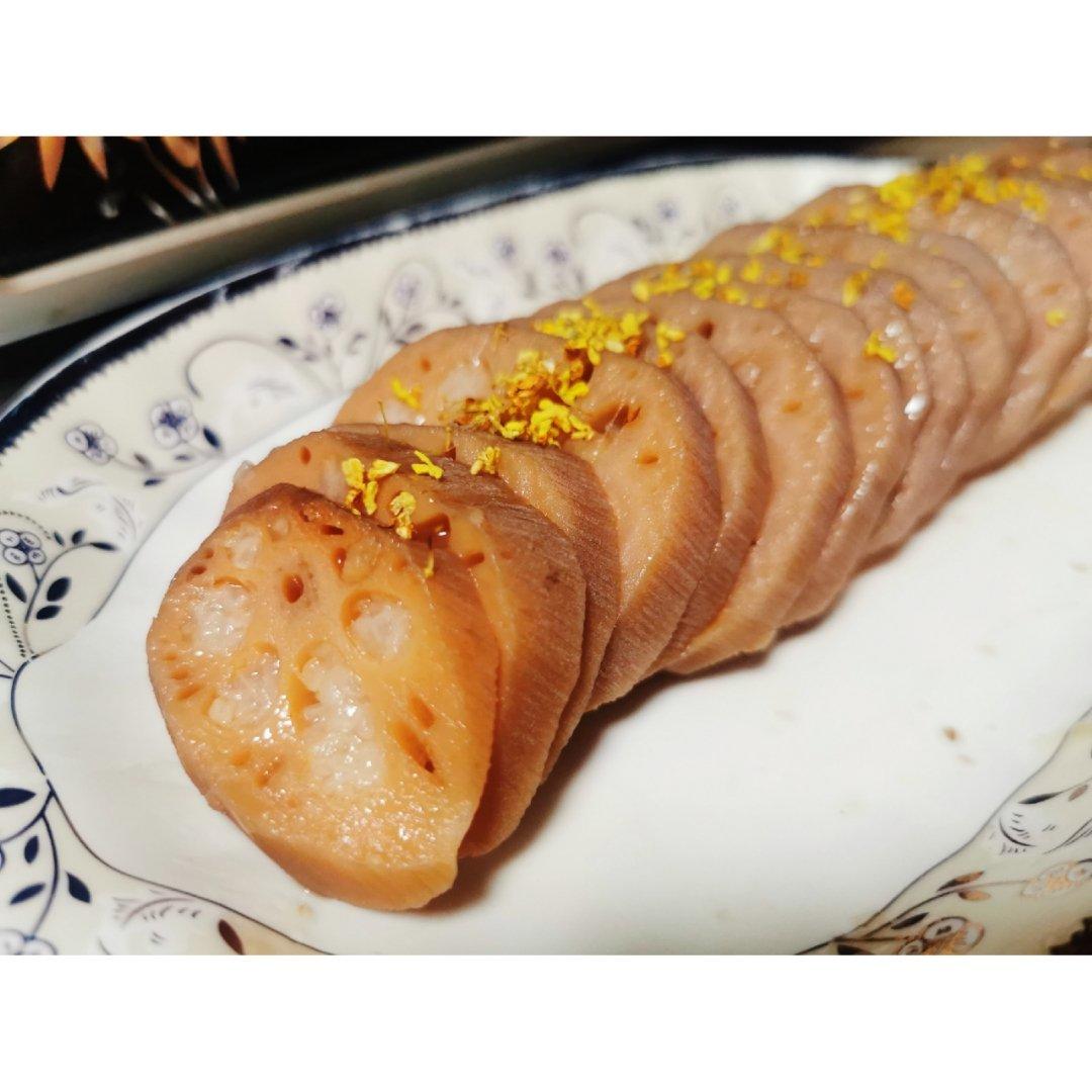 【曼食慢语】桂花红糖糯米藕