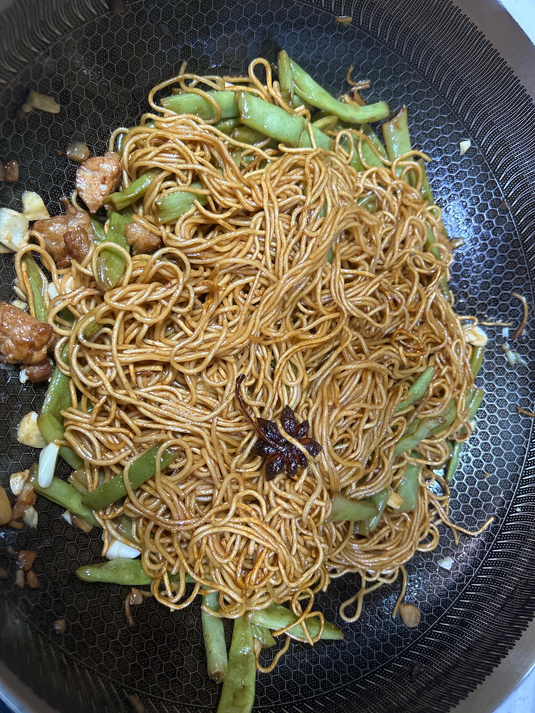 地道老北京扁豆焖面 豆角焖面 太好吃小心吃撑哦