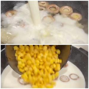奶油蘑菇玉米汤的做法 步骤3