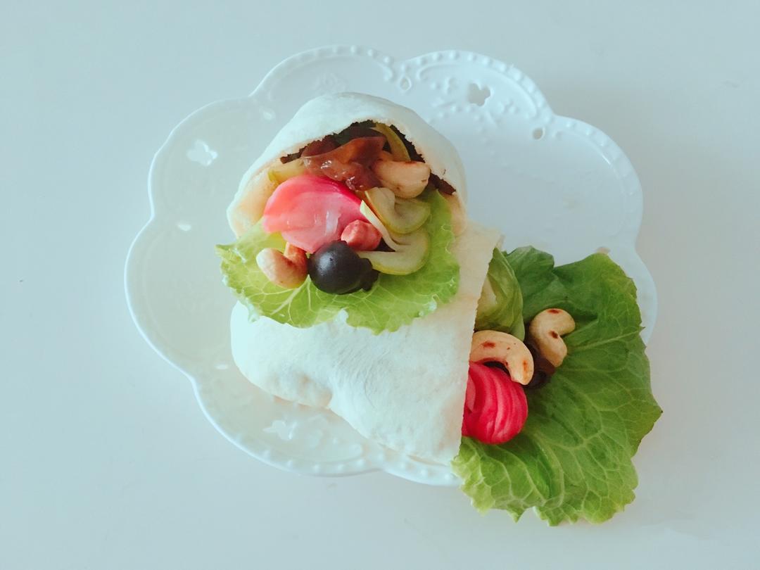 胡萝卜口袋面包