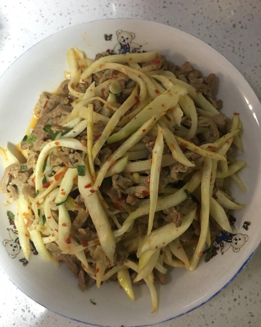 茭白肉丝