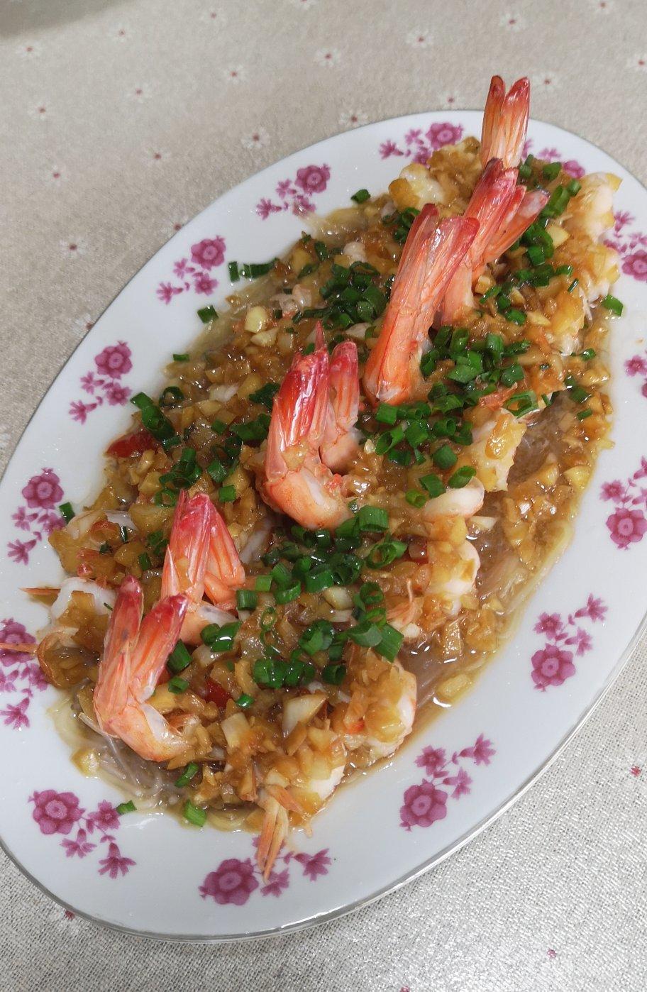 蒜蓉粉丝开背虾