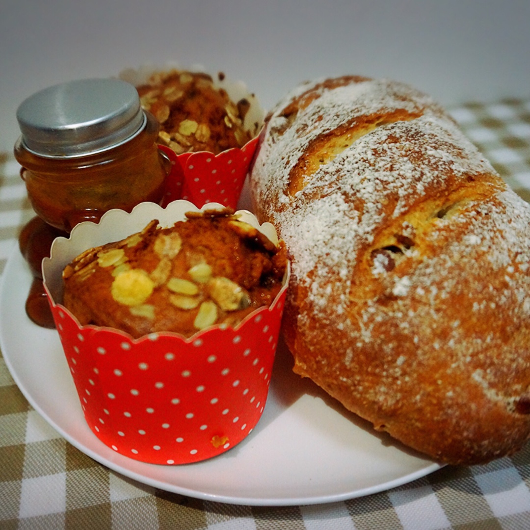 【视频食谱】太妃海盐马芬