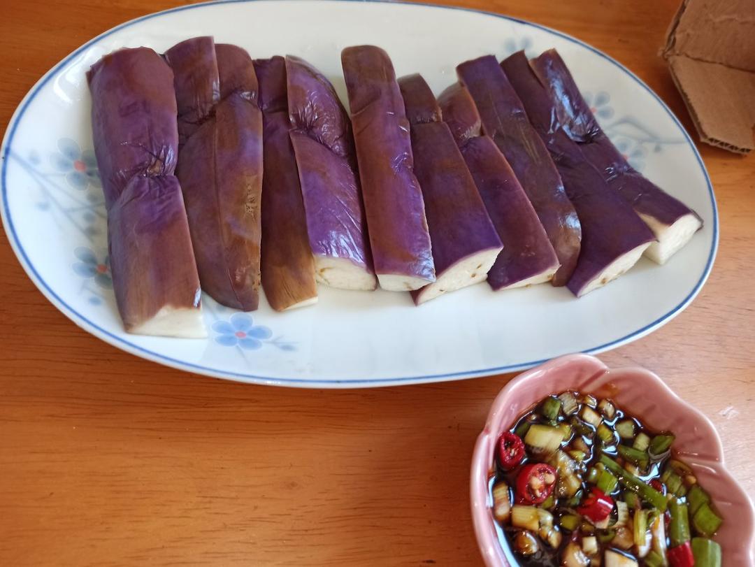 如何蒸出好看的紫色茄子