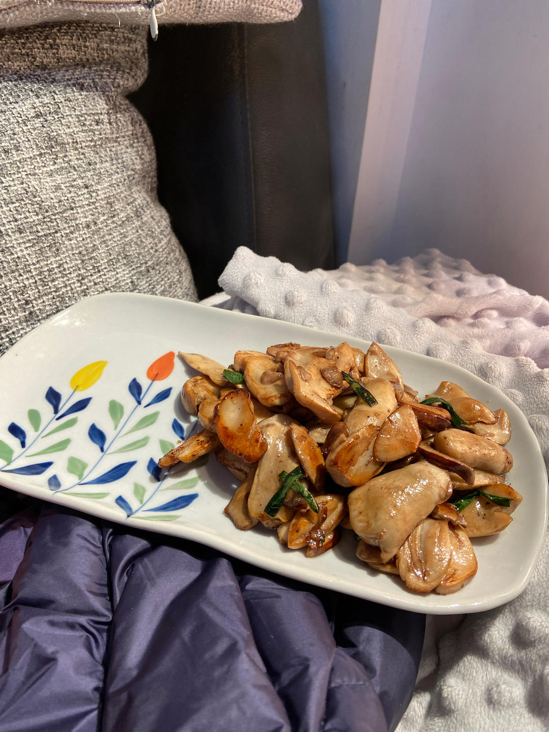 最简单好吃的—煎姬松茸