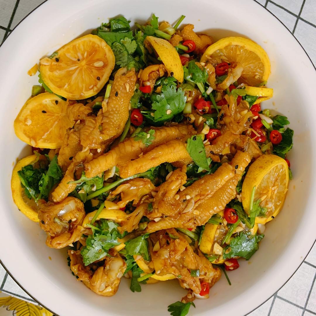 家庭版酸辣柠檬无骨鸡爪