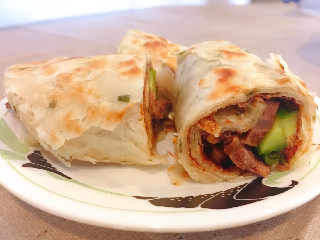 牛肉卷饼（自制卤牛肉）