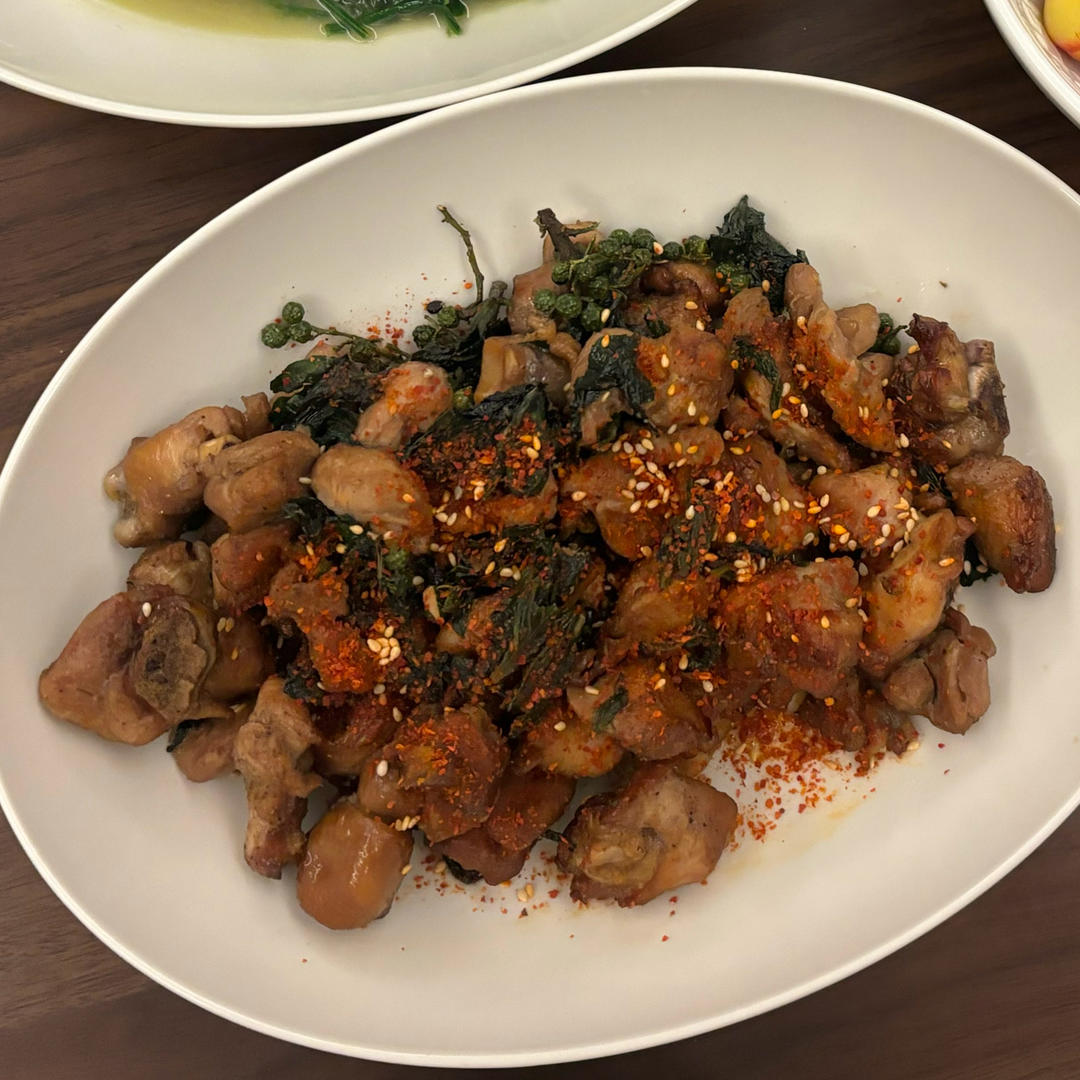 紫苏盐煎鸡（可空气炸）