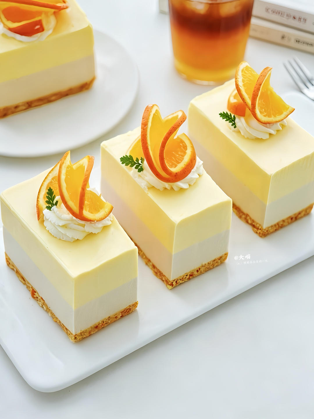 免烤箱❗咖啡香橙慕斯蛋糕🍰有手就会～