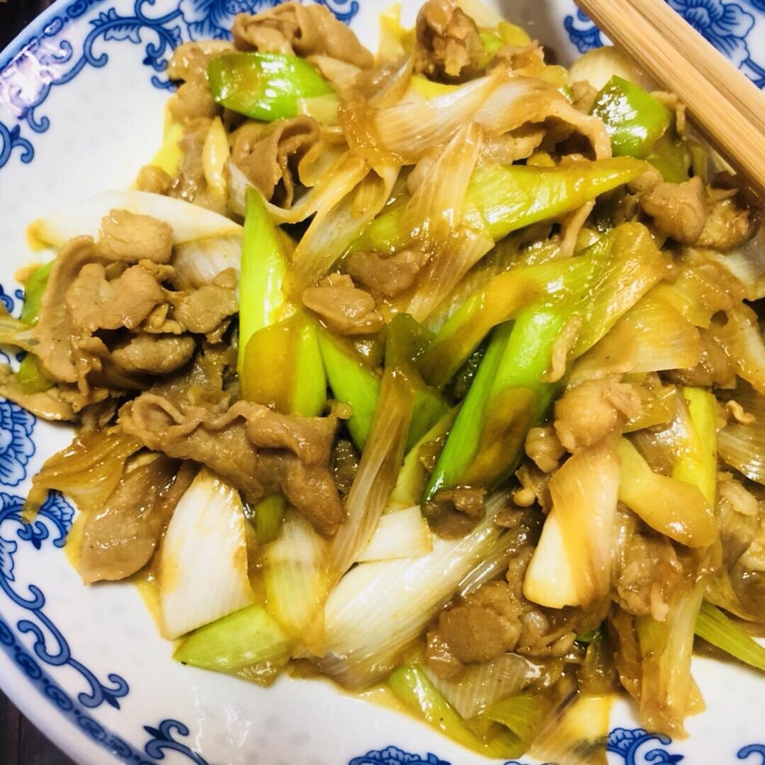 葱爆羊肉片