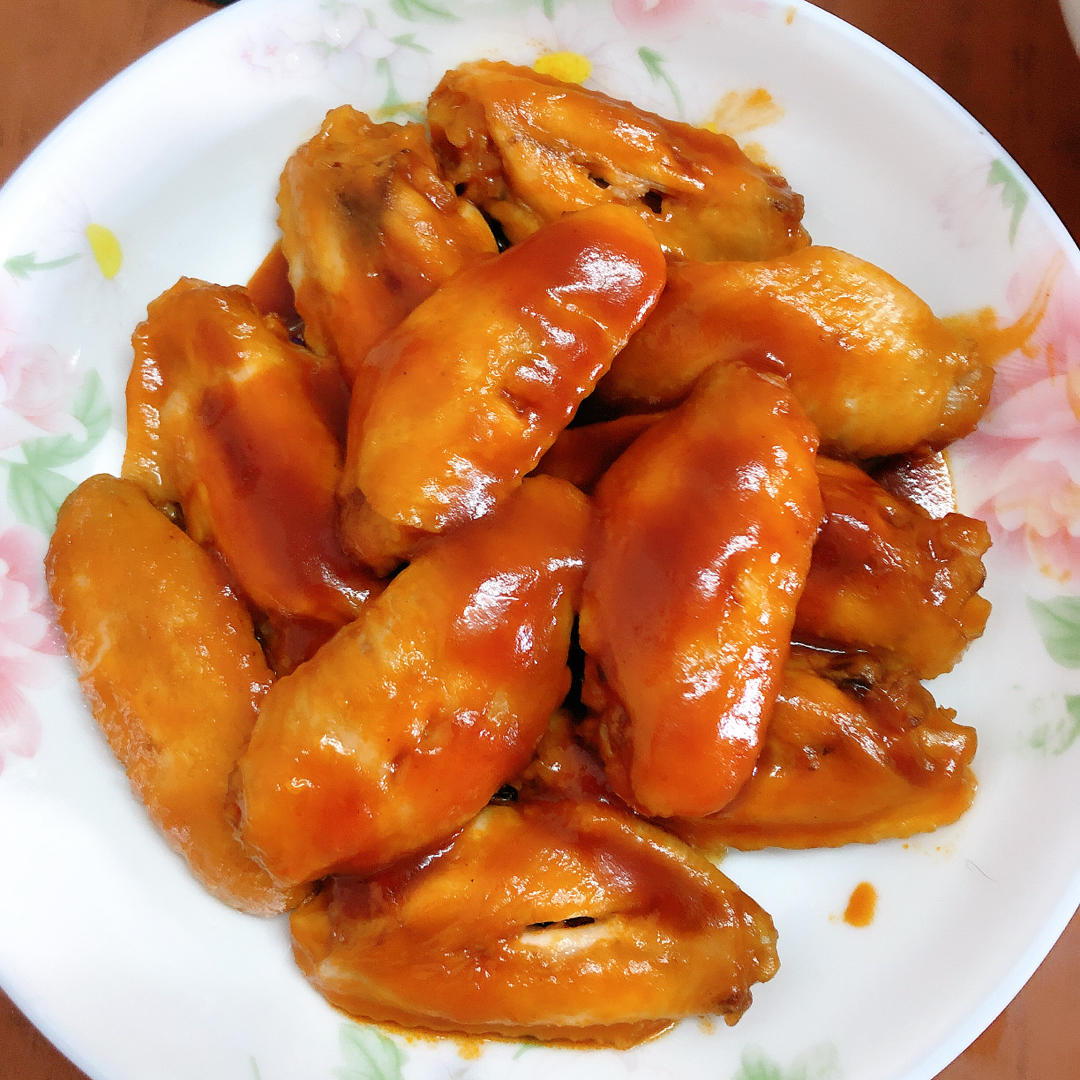 酸甜口的茄汁鸡翅根